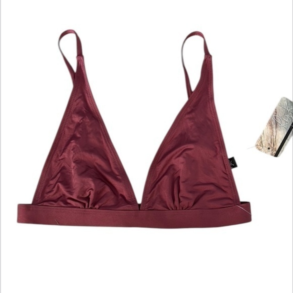 Ris-K Dippin' Daisy's Wanderlust Sangria bikini top size S swim swimsuit